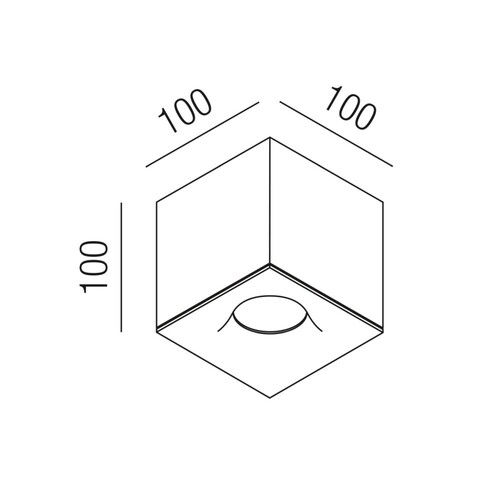 57376/10TRIAC-S Leuchtwurm DL     ORBIT LED DI quadratisch/starr/Driver intern/ Produktbild Additional View 1 L