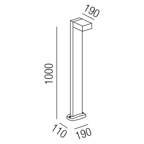 84957/100-A Leuchtwurm POL     BOREAS   Down Downlight/anthrazit/Glas klar B110 Produktbild Additional View 1 L