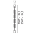 LL-ES-R7S-230-L Leuchtwurm LM ENERGYSAVER ES Halogenstab R7s 230V/230 Produktbild Additional View 1 S
