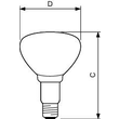 871150057520325 Philips Lampen IR 150W R125 E27 230 250V HG Produktbild Additional View 1 S