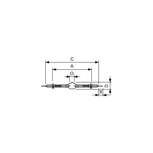 871829124183600 Philips Lampen MASTER MHN SA 2000W 956 400V HO Produktbild Additional View 2 L
