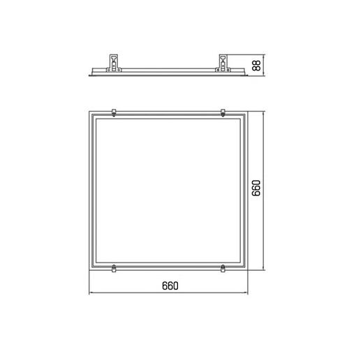 757-625EBRW Molto Luce Einbaurahmen Produktbild Additional View 1 L