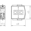 5099611 Obo V20 C 0 300PV SurgeController V20 Oberteil für PV Anl Produktbild Additional View 1 S