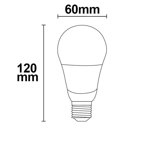 112479 ISOLED LED E27 9W 840lm 3000K 25000h weiß noDim IP20 Produktbild Additional View 1 L