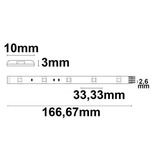 111913 Isoled LED SIL-Flexband 24V RGB IP 66 5000mm Produktbild Additional View 2 L