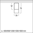 42184106 ZUMTOBEL LINARIA LED2100-830 L908 PM LDE SR Produktbild Additional View 3 S