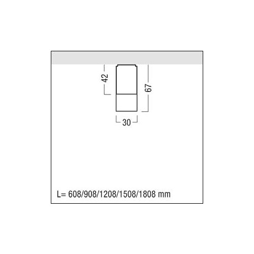 42184106 ZUMTOBEL LINARIA LED2100-830 L908 PM LDE SR Produktbild Additional View 3 L