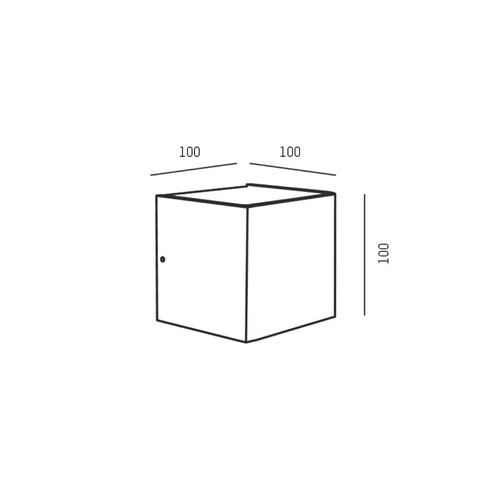 472-291009W Molto Luce Take WL Weiß L100B100H100 IP20 1xG9 33W Produktbild Additional View 1 L