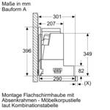 DSZ4660 Bosch Absenkrahmen für Flachschirmhaube Produktbild Additional View 4 S