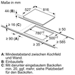 PKM875DP1D Bosch Elektrokochfeld Glaskeramik 80 cm autark Produktbild Additional View 4 S