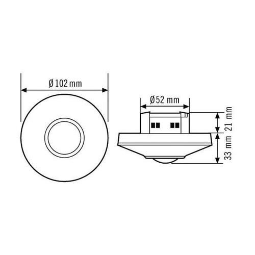 EM10210709 Esylux PD 360i/8 DALI ADR Präsenzmelder PD Dali Produktbild Additional View 1 L