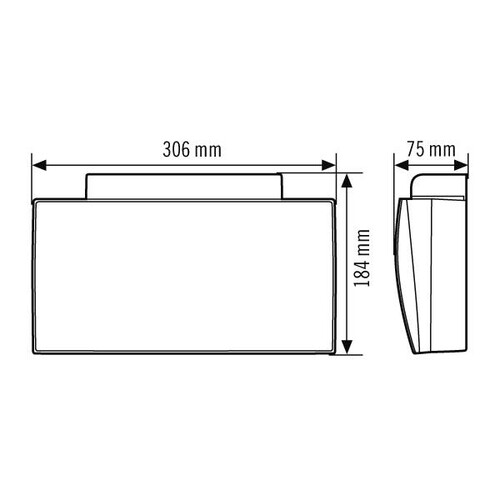 EN10061820 Esylux SLF LEDi SC/C Wandmontage Produktbild Additional View 1 L