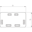 6193234 Obo WDK HE40090RW Endstück 40x90mm Polyvinylchlorid Produktbild Additional View 1 S