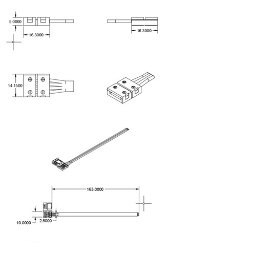 111628 Isoled Clip-Kabelanschluss 4-polig Produktbild Additional View 1 L