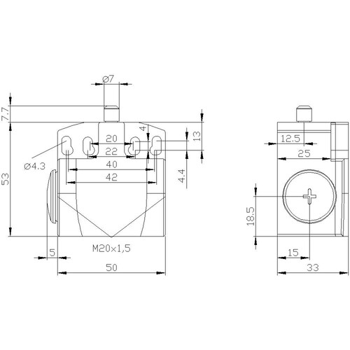 3SE5242-0CC05 Siemens POS.KUNST.BREIT,SPRUNG 1S/1OE,TEFLON Produktbild Additional View 2 L