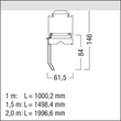 42927239 Zumtobel Lichtbandleuchte TECTON C LED8000-865 L1500 WW LDE WH Produktbild Additional View 3 S