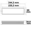 112712 Isoled Trafo 0-240W 1-10V 24VDC MW HLG240-H-24B Produktbild Additional View 1 S