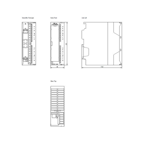 6ES7322-1BH10-0AA0 Siemens Simatic S7 300 SM322 Highspeed Produktbild Additional View 1 L