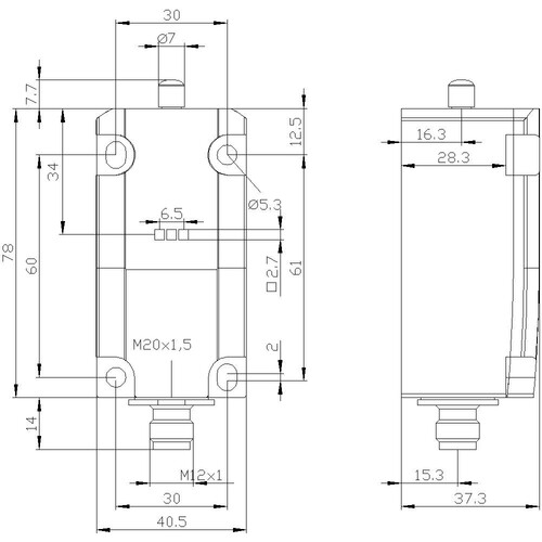 3SE5114-1CA00-1AF3 Siemens Basisschalter Produktbild Additional View 2 L