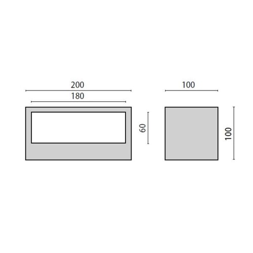 187-303548 Tecnico QUASAR 20 BI WL grau metallic matt  1x LED Produktbild Additional View 1 L