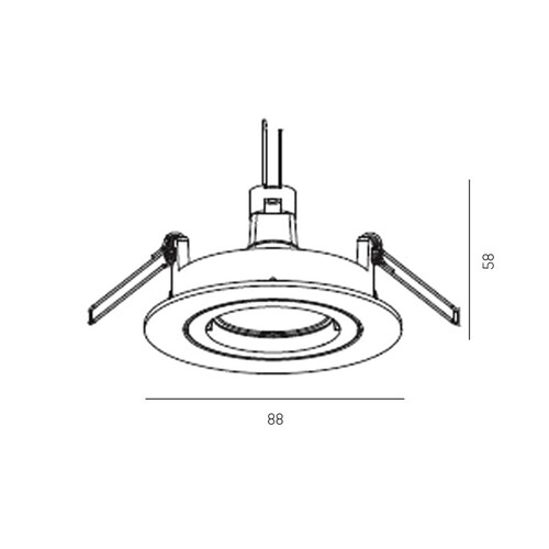 8-3327hv Molto Luce SERIE 332 HV EB STRAHLER weiß  1x QPAR 16 50W GU10 Produktbild Additional View 1 L