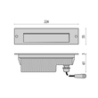 187-304116 Tecnico INSERT 1 EB LEUCHTE grau metallic matt  LED Produktbild Additional View 1 S