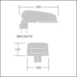 96627556 Thorn CiviTEQ CQ 36L70-740 NR BPS CL2 M60 LED-Straßenleuchte Produktbild Additional View 3 S