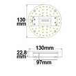 112412 Isoled Umrüstplatine 130mm, 9W mit Magnet nw Produktbild Additional View 1 S