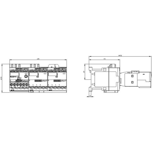 3RA2416-8XE31-1BB4 Siemens Stern- Dreieck-Kombination M.I/O-Link AC3, 7,5 Produktbild Additional View 3 L