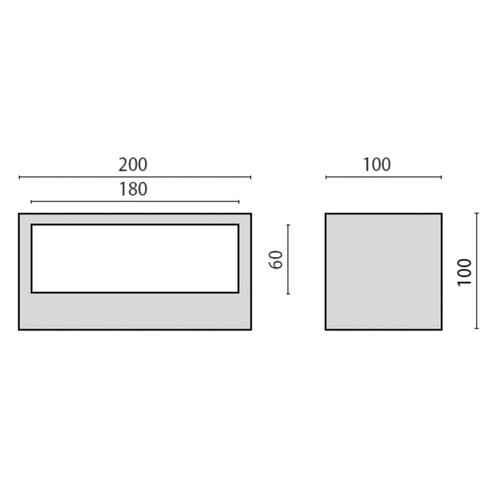 187-303542 Tecnico QUASAR 20 MONO WL grau metallic matt  LED Produktbild Additional View 1 L