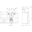 3RF2030-1AA22 Siemens Halbleiterrelais 3RF2, 1-phasig, B=45mm, 30A 24-230V/110 Produktbild Additional View 3 S