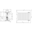 3RF2370-3BA04 Siemens Halbleiterschütz 3RF2, 1-ph. AC51 70A/AC 15 27,5A 48-460 Produktbild Additional View 3 S