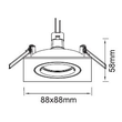 8-42366hv Tecnico SERIE 4236 HV EB STRAHLER schwarz  1x QPAR 16 50W GU10 Produktbild Additional View 1 S