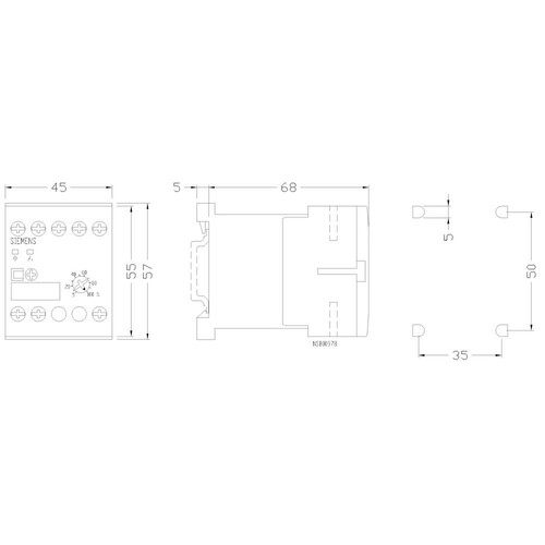 3RP2005-1AP30 Siemens ZREL MULTIFUNKTION 15 ZEITBEREICHE Produktbild Additional View 1 L