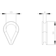 3SE7930-1AD Siemens SEILKAUSCHE/4MM Produktbild Additional View 1 S