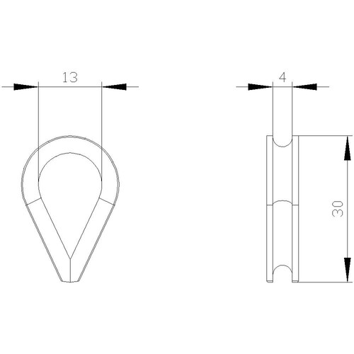 3SE7930-1AD Siemens SEILKAUSCHE/4MM Produktbild Additional View 1 L