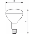 12659725 Philips Lampen R125 IR 375W E27 230 250V CL 1CT/10 Produktbild Additional View 2 S