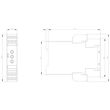 3RW3003-2CB54 Siemens Sanftstarter 22,5mm, 3A, 1,1kW/400V, 40 Grad, AC200- Produktbild Additional View 3 S