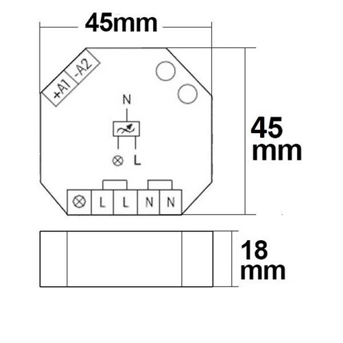 111881 Isoled Universal Dimmaktor Eltako für 230V LED Leuchtmittel und Trafos Produktbild Additional View 1 L