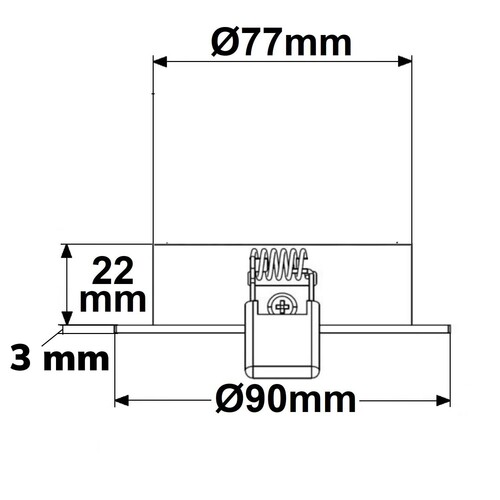 111063 Isoled Einbaustrahler BRUSH, rund, Gu5,3, Alu gebürstet Produktbild Additional View 1 L