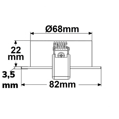 111571 Isoled Einbaustrahler BRUSH TWO, quadr., Gu5,3, Alu, schwenkbar Produktbild Additional View 1 L