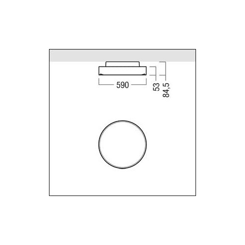 42184847 Zumtobel ONDA2 P D590 LED3600-830 LDE WH Produktbild Additional View 1 L