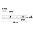 112753 Isoled LED CRI930 MICRO Flexband, 24V, 9,6W, IP20, warmweiß Produktbild Additional View 2 S