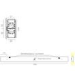 581-4295pm Molto Luce LOG OUT UP  DOWN WL weiß opal 2x LED 32W Produktbild Additional View 1 S