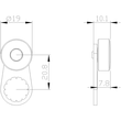 3SE5000-0AA21-1AJ0 Siemens Schwenkhebel für Positionsschalter 3SE52 Metallhebel Produktbild Additional View 2 S