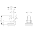 3SE5000-0AE12-1AJ0 Siemens Antriebskopf für Positionsschalter 3SE52 Rollenhebel Produktbild Additional View 2 S