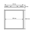 EQ10113093 Esylux PNLNOV11 Deckeneinbau NOVA Deckeneinbaurahmen 625 Produktbild Additional View 1 S