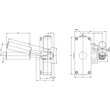 3SE73101AE00 Siemens Bandschieflaufgerät, 2x M25x1,5 2S+2Ö,  Produktbild Additional View 2 S