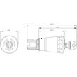 3SU1000-1HR20-0AA0 Siemens Not-Halt- Pilzdrucktaster, 22mm, rund, Kunststoff Produktbild Additional View 2 S