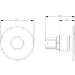 3SU1050-1CA20-0AA0 Siemens Pilzdrucktaster, 22mm, rund, Metall, ho Produktbild Additional View 2 S